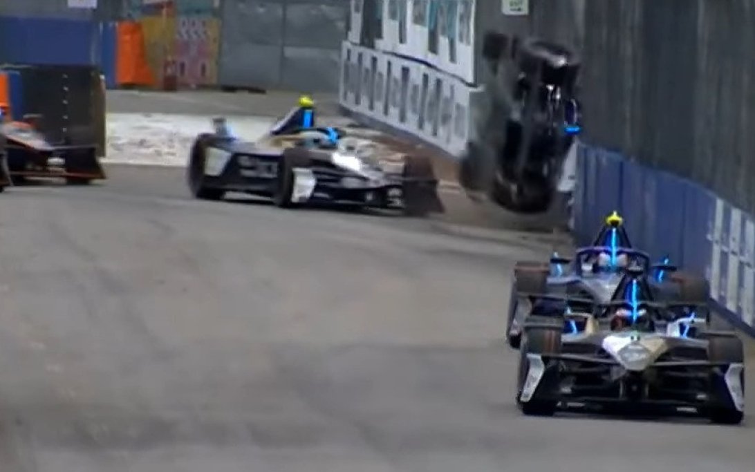 Wehrlein crash sao paulo screenshot