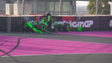 Rode vlag na eerste zware klapper van het Formule 1-seizoen