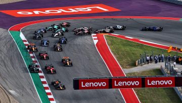 Aangepaste startopstelling sprintrace Formule 1 GP Verenigde Staten 2024