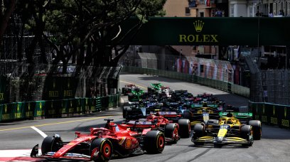Monaco race start