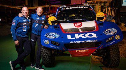 Tim en Tom Coronel Dakar Rally