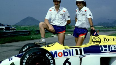 Nigel Mansell Nelson Piquet 1986 Williams