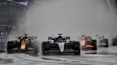 Race start rain Canada