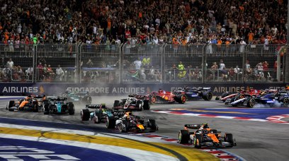 Race start GP Singapore