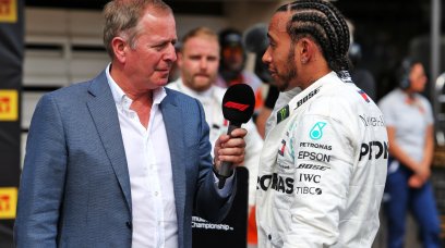 Martin Brundle Lewis Hamilton