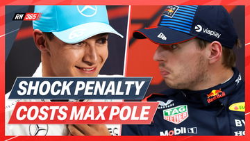 Verstappen loses shock pole after bizarre penalty