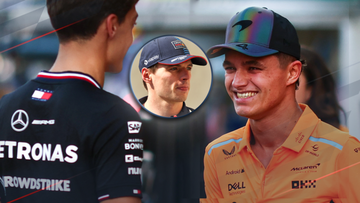 Norris teases Verstappen and Russell as McLaren close in on title