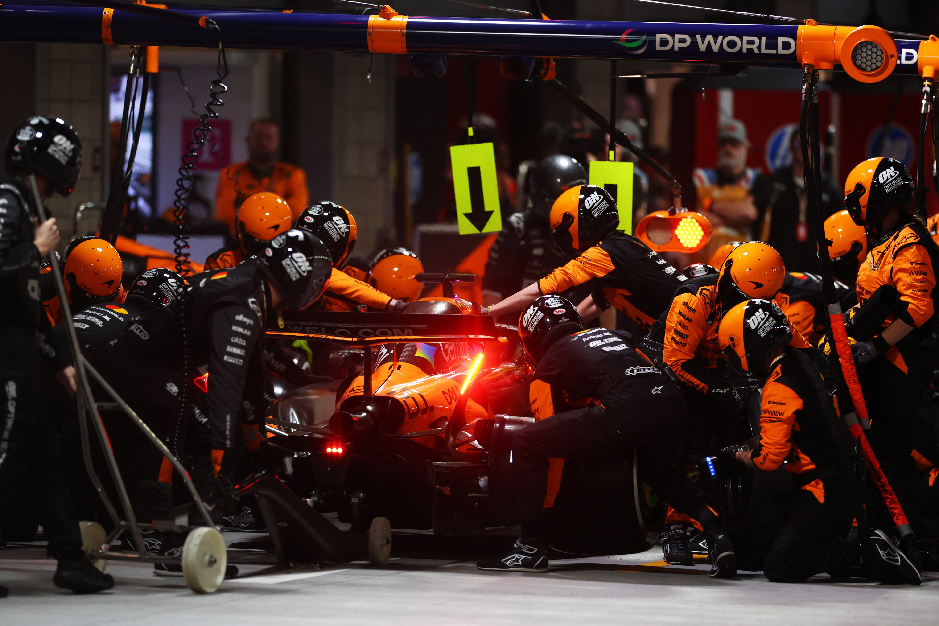 McLaren pitcrew Las Vegas