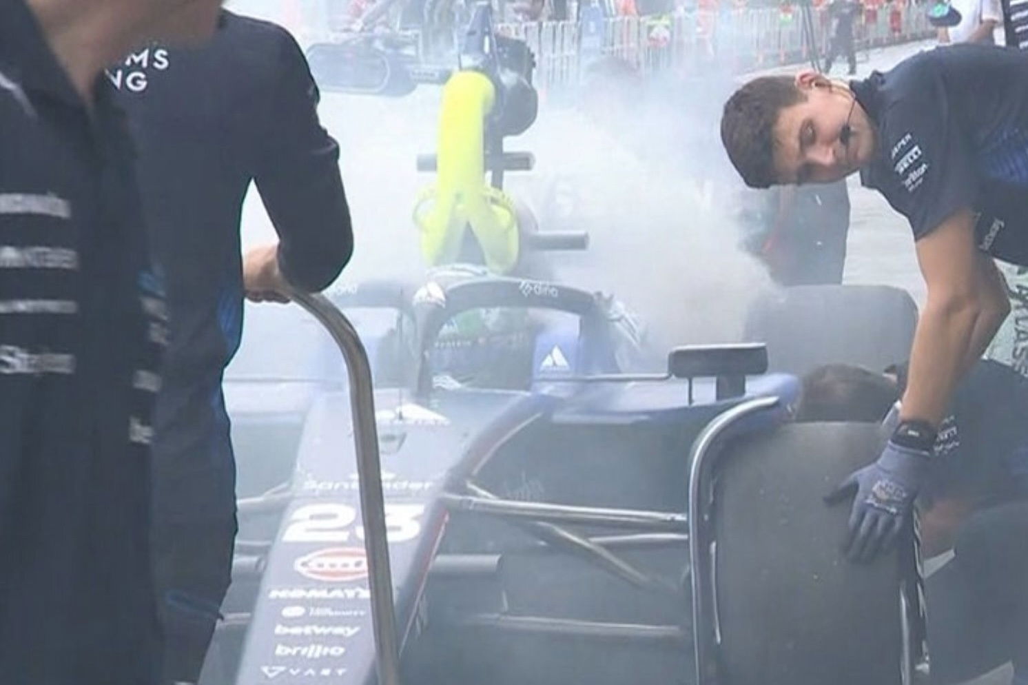 Albon fire screenshot