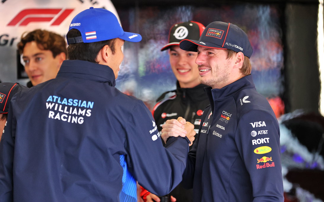 Albon Verstappen Silverstone