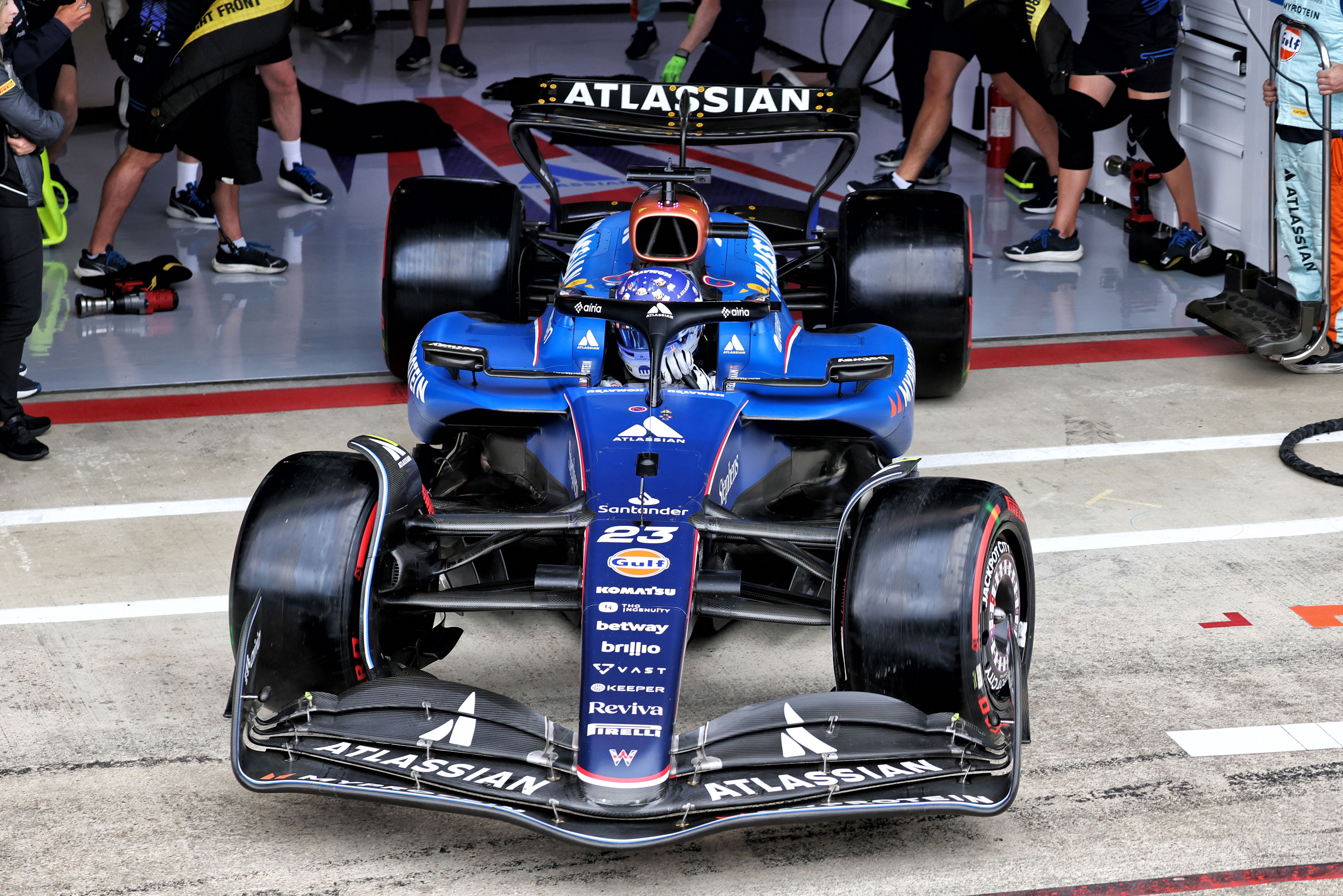 Albon Silverstone FP3