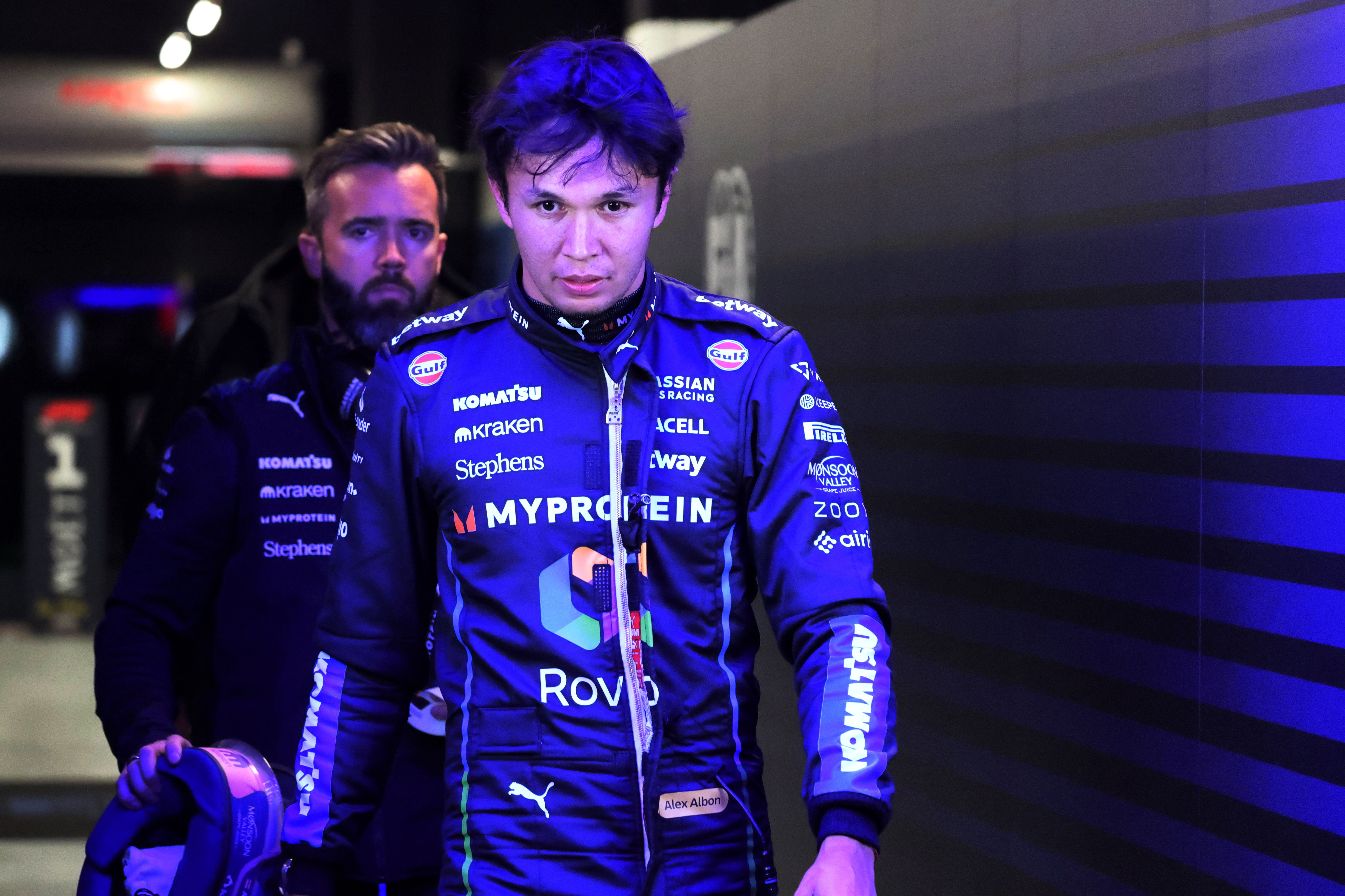 Albon Las Vegas Quali wet