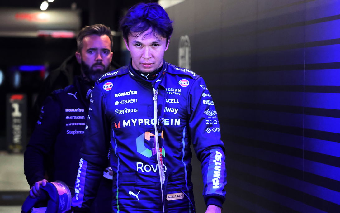 Albon Las Vegas Quali wet