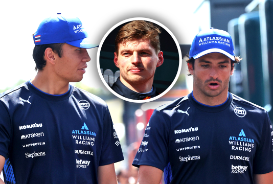 Sainz Albon Verstappen