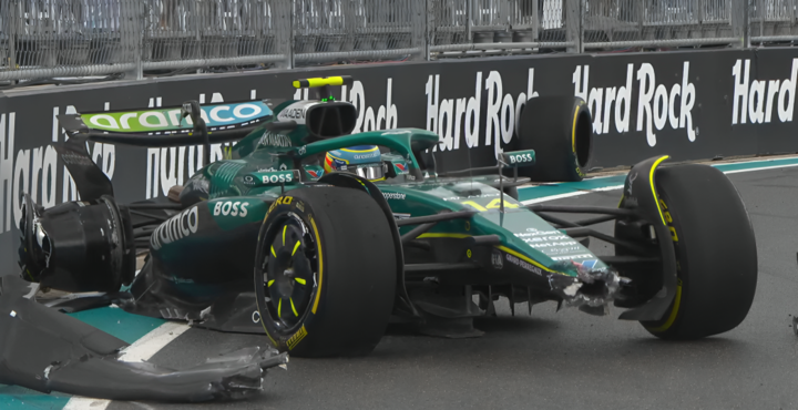 Alonso crash screenshot