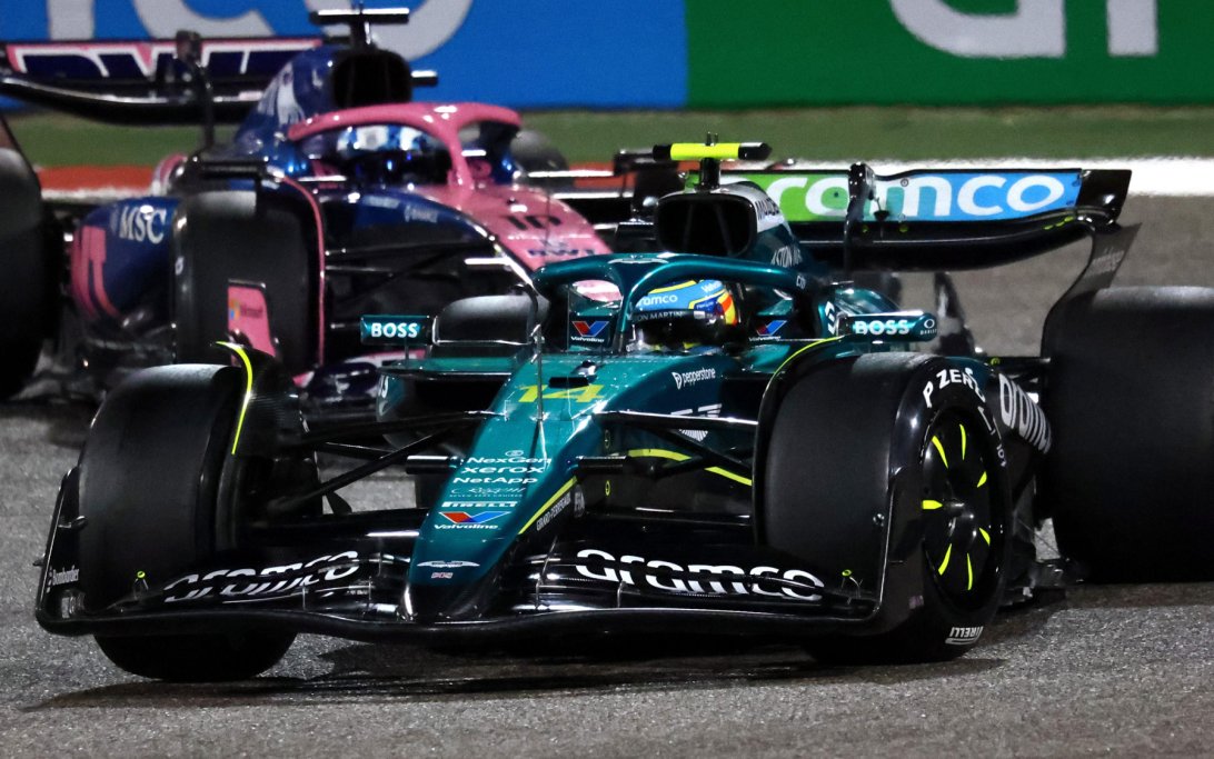 Alonso Gasly Bahrain test