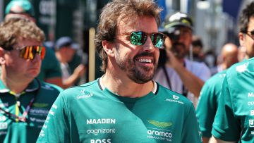 Aston Martin reveals 'steely' Fernando Alonso question