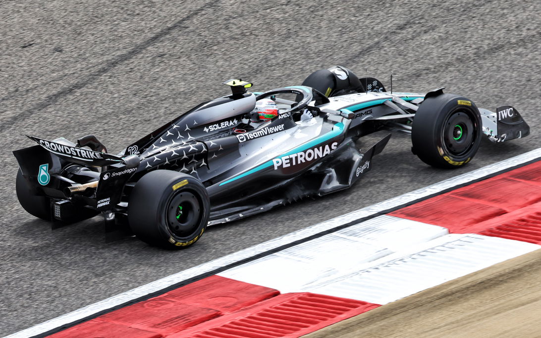 Antonelli Bahrain testing