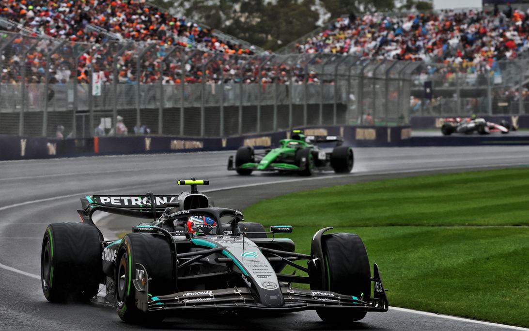 Antonelli Australia race wet