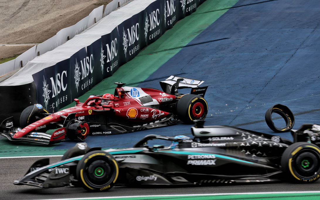 Antonelli Leclerc race Brazil