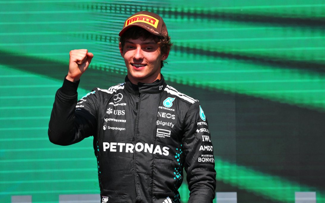 Antonelli podium Canada