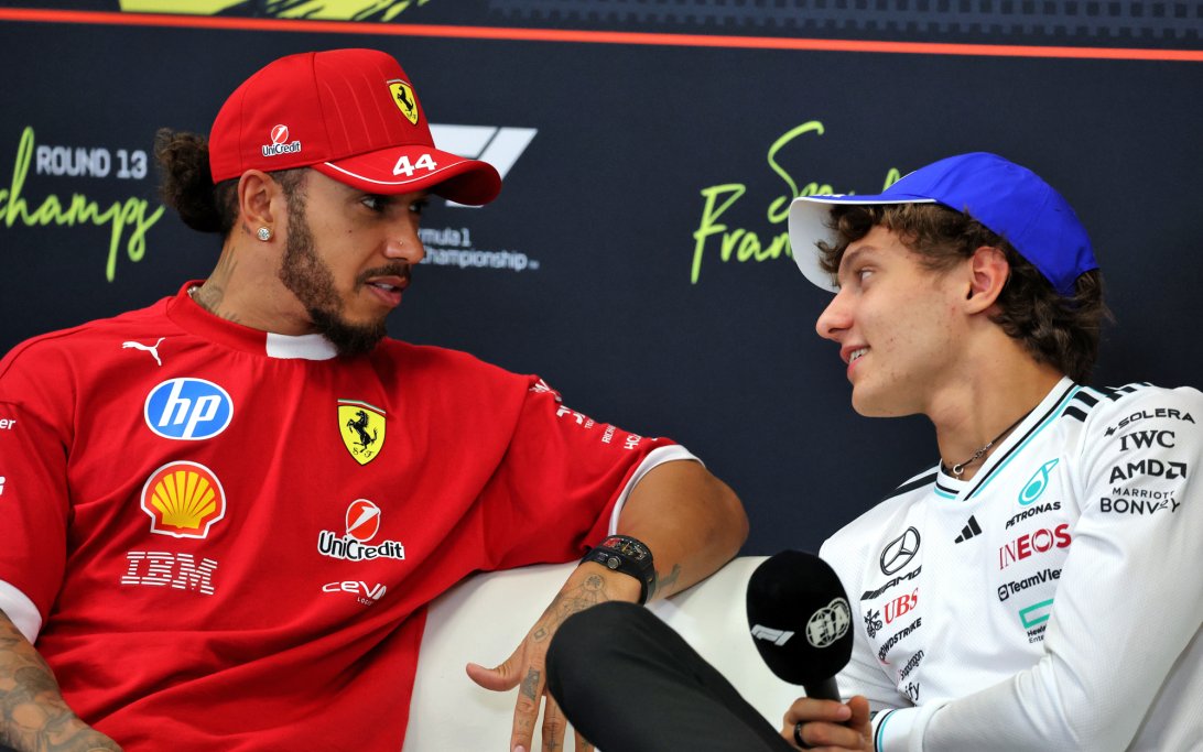 Antonelli Hamilton presser Belgium Thursday