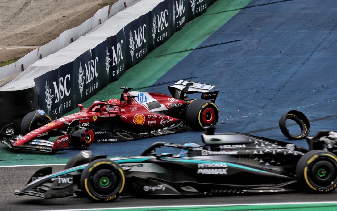 Antonelli Leclerc race Brazil