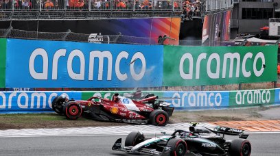Antonelli Leclerc crash Zandvoort
