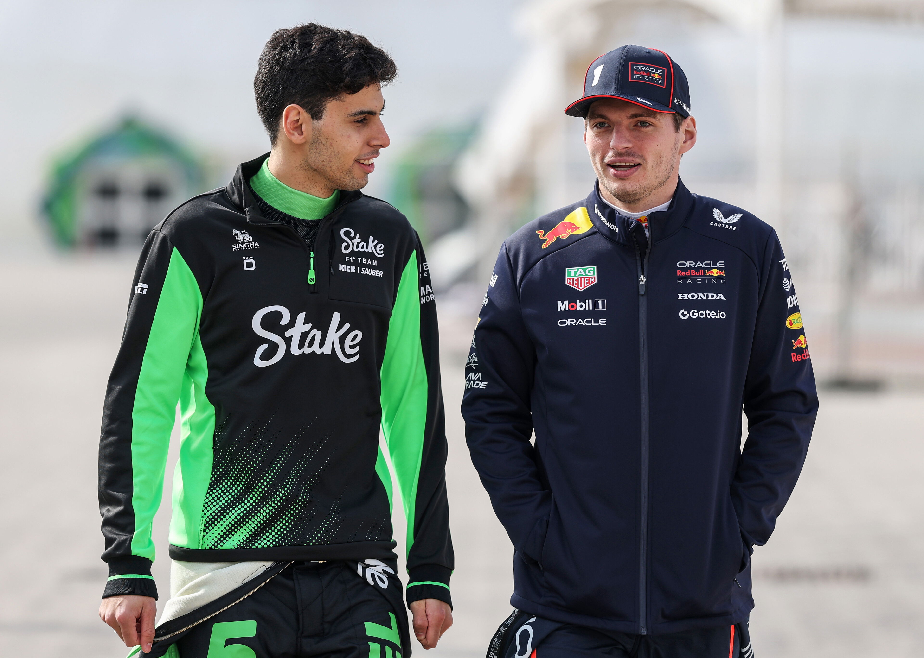Verstappen Bortoleto Bahrain test