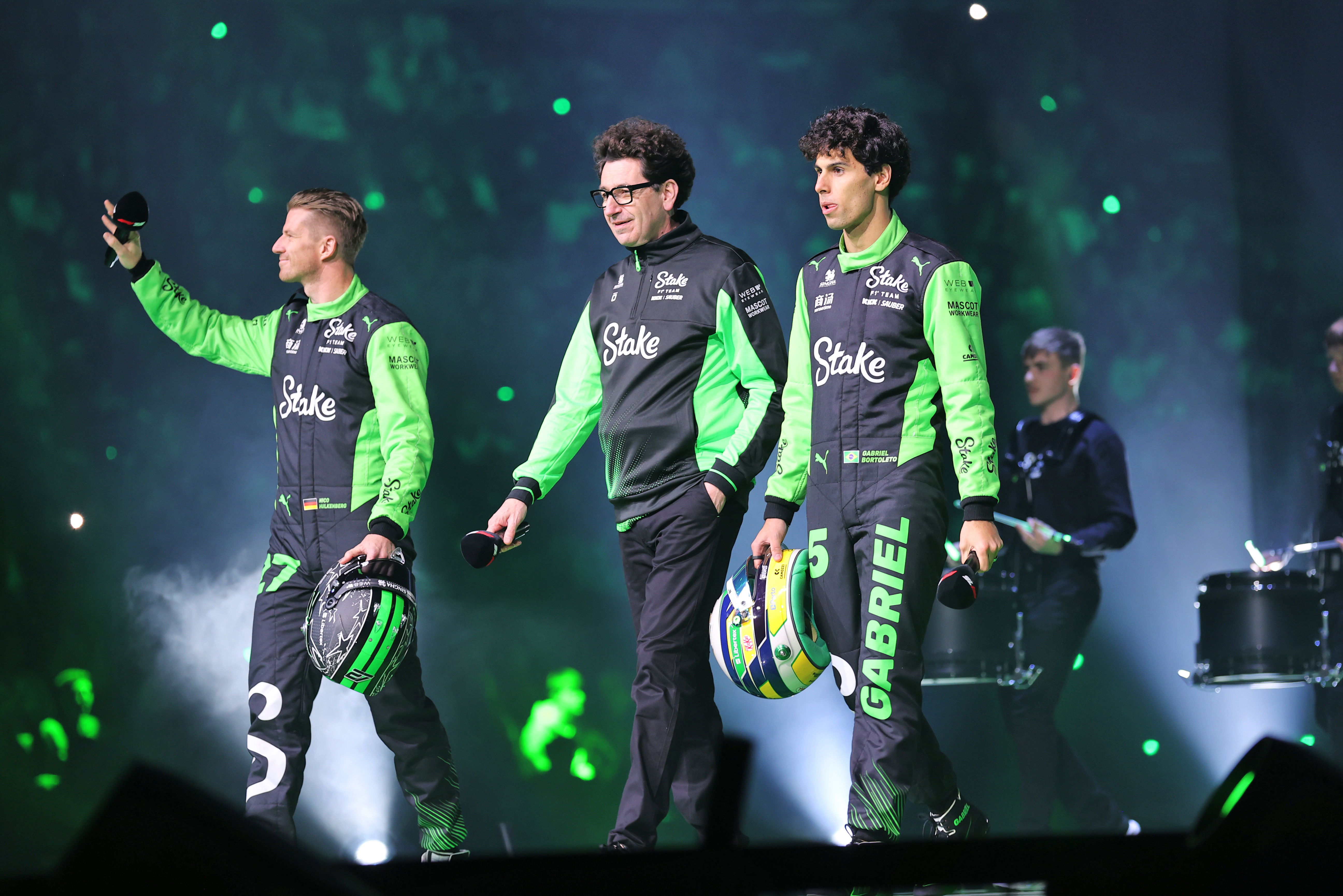 Bortoleto Binotto Hulkenberg F1 75