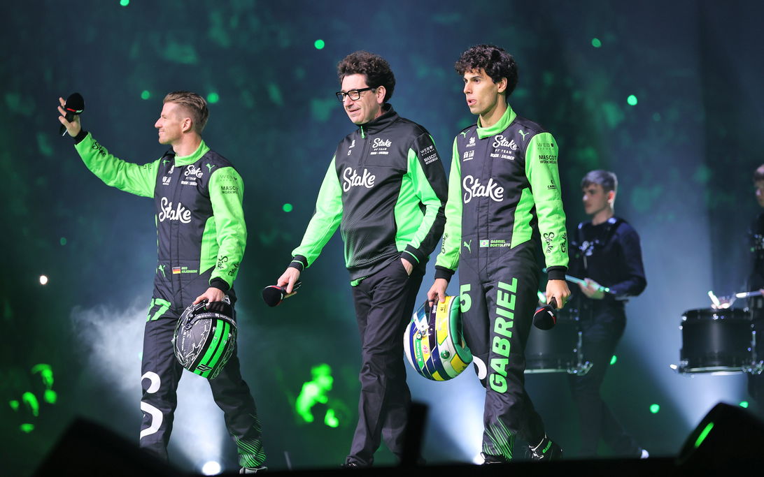 Bortoleto Binotto Hulkenberg F1 75