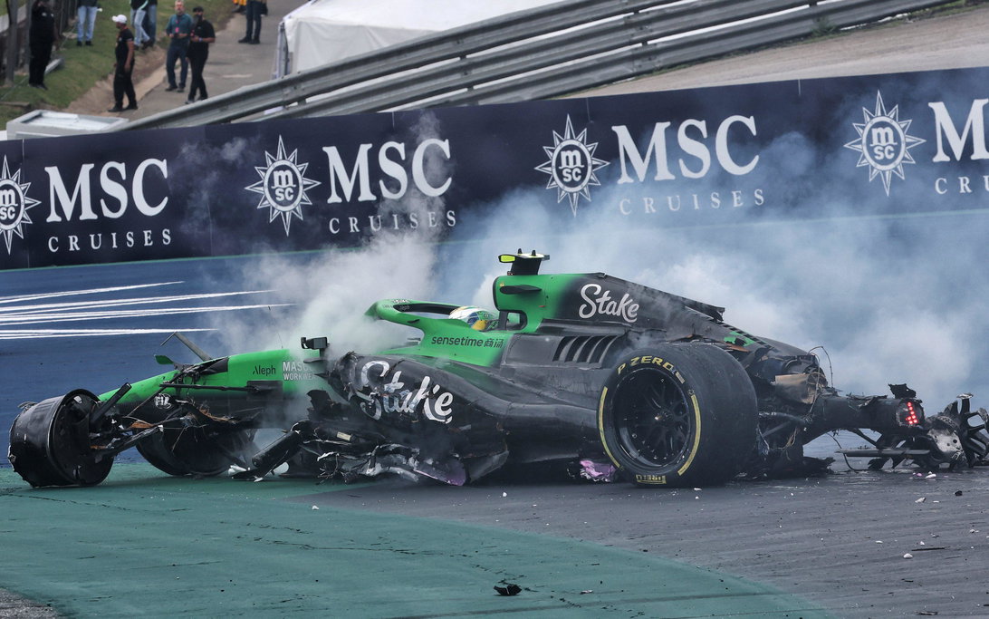 Bortoleto crash Brazil