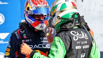 Bortoleto staat perplex van Verstappen: "Holy shit!"
