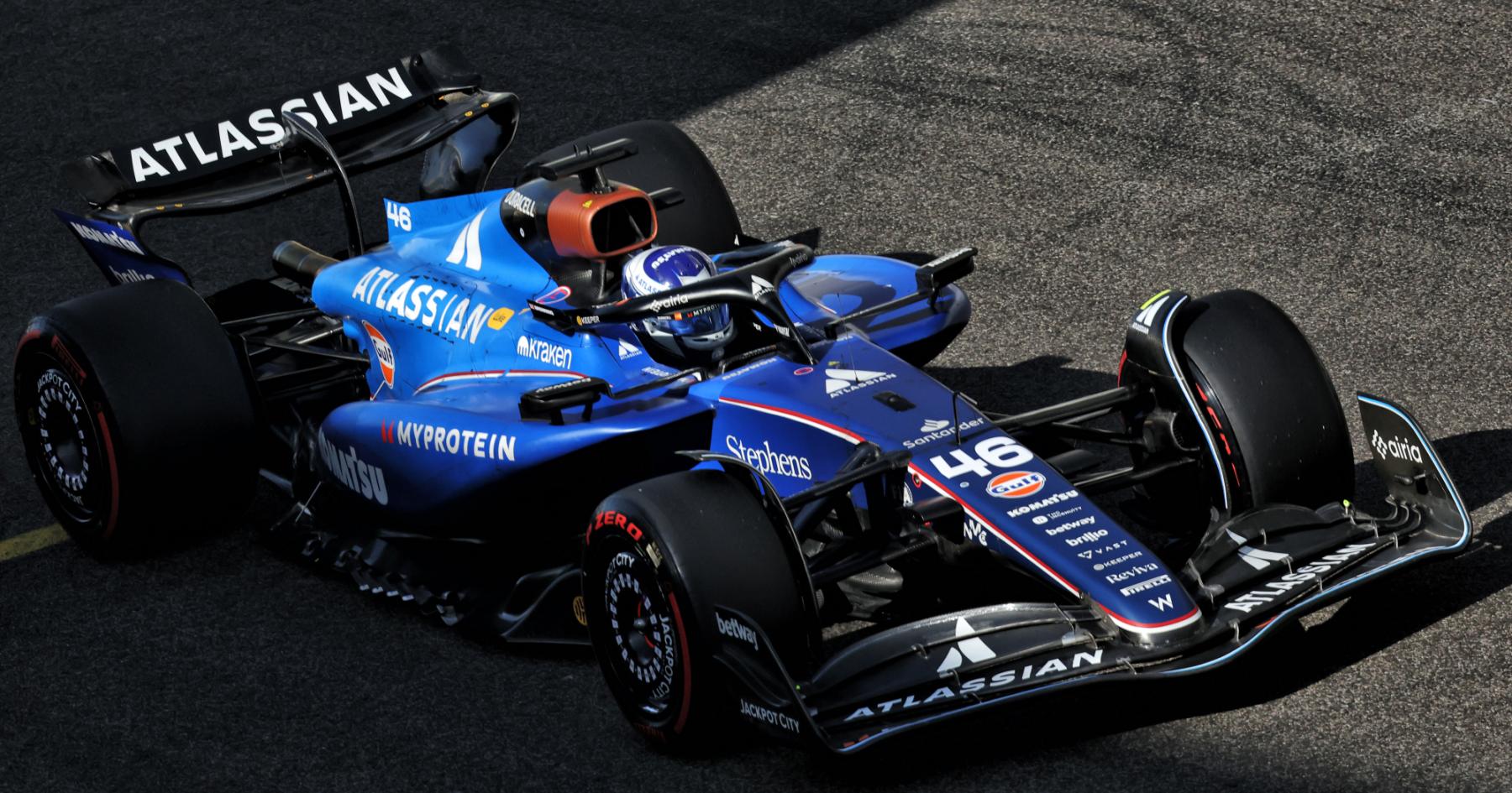 Luke Browning puts Williams on top in first hours of F1 post-season testing