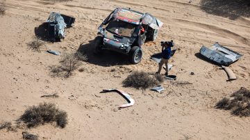 Dakar Rally title favourite falls far behind after crash