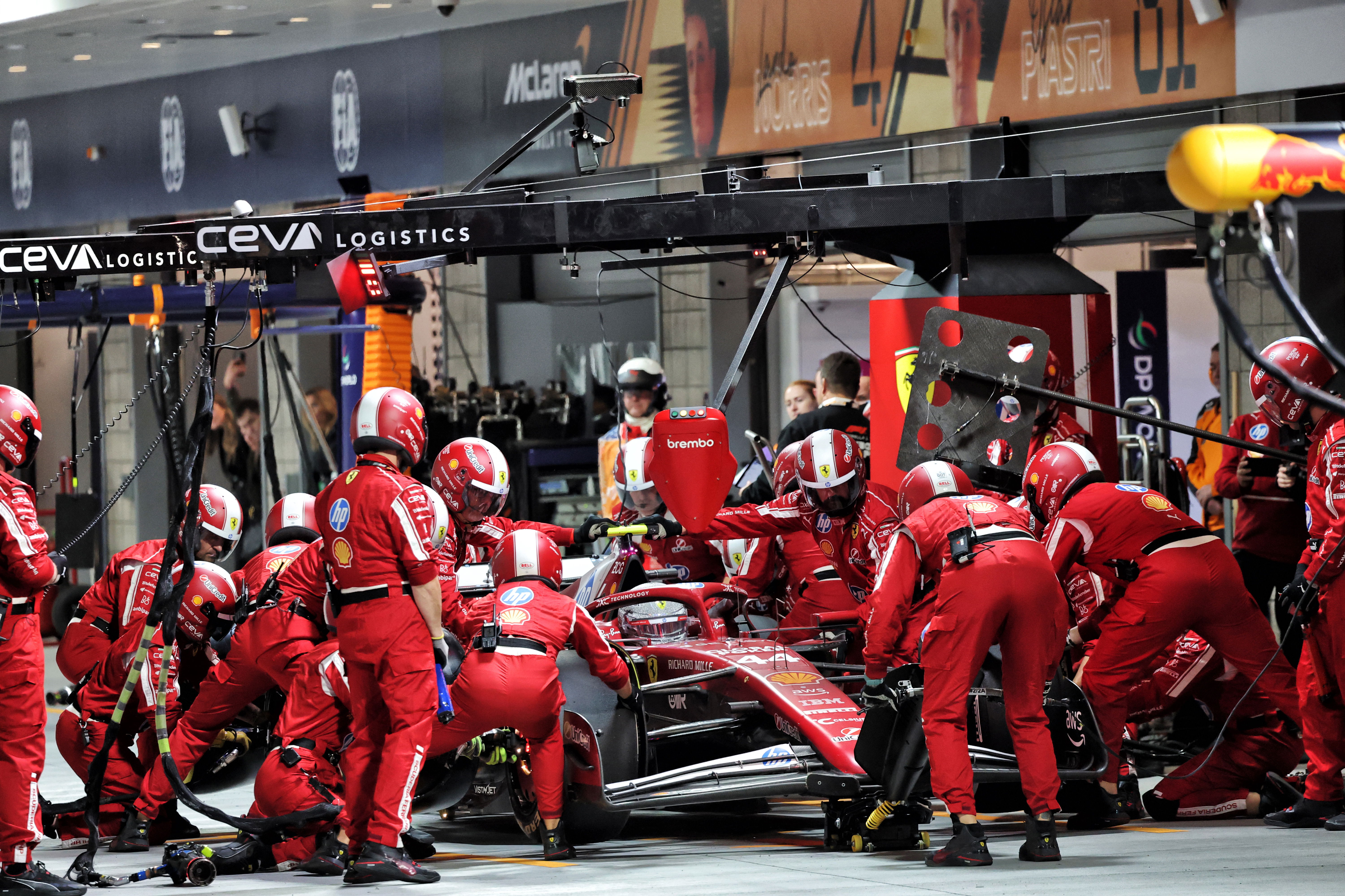 Ferrari pitstop Las Vegas