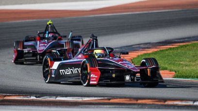 Mortara leads de vries mahindra valencia season 12
