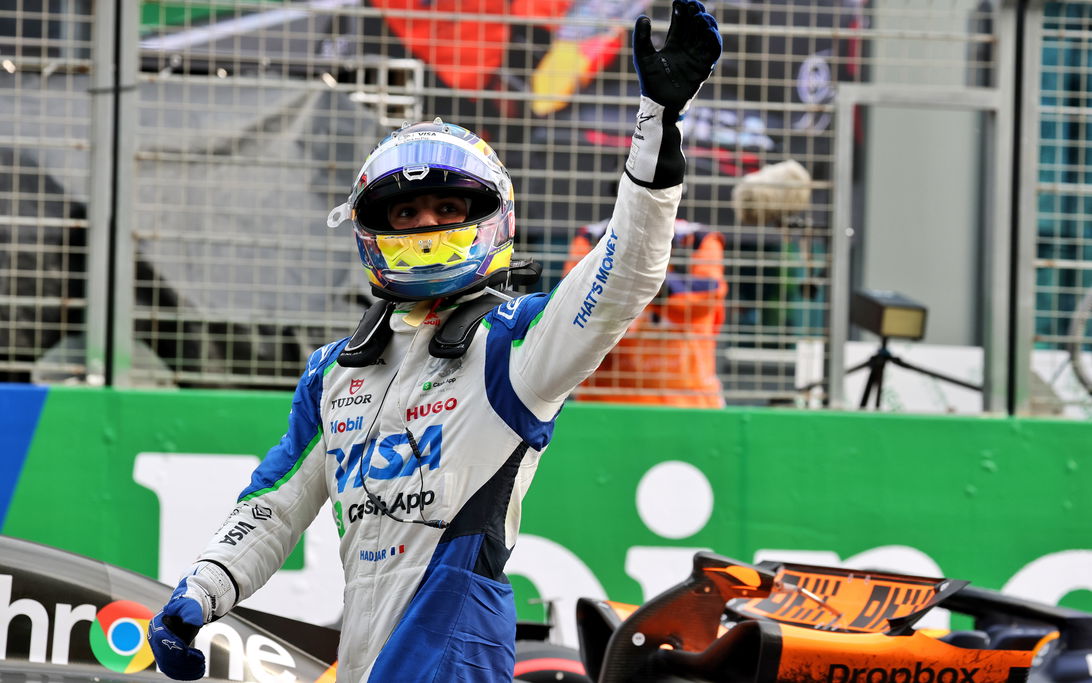 Hadjar podium Zandvoort