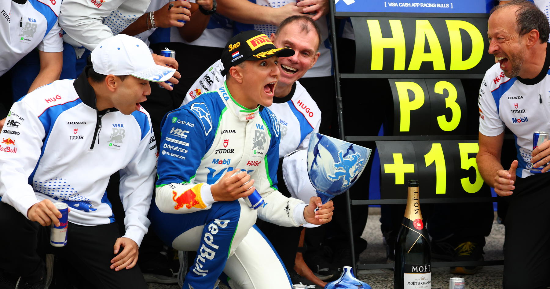 Isack Hadjar unveils special helmet with hilarious reference