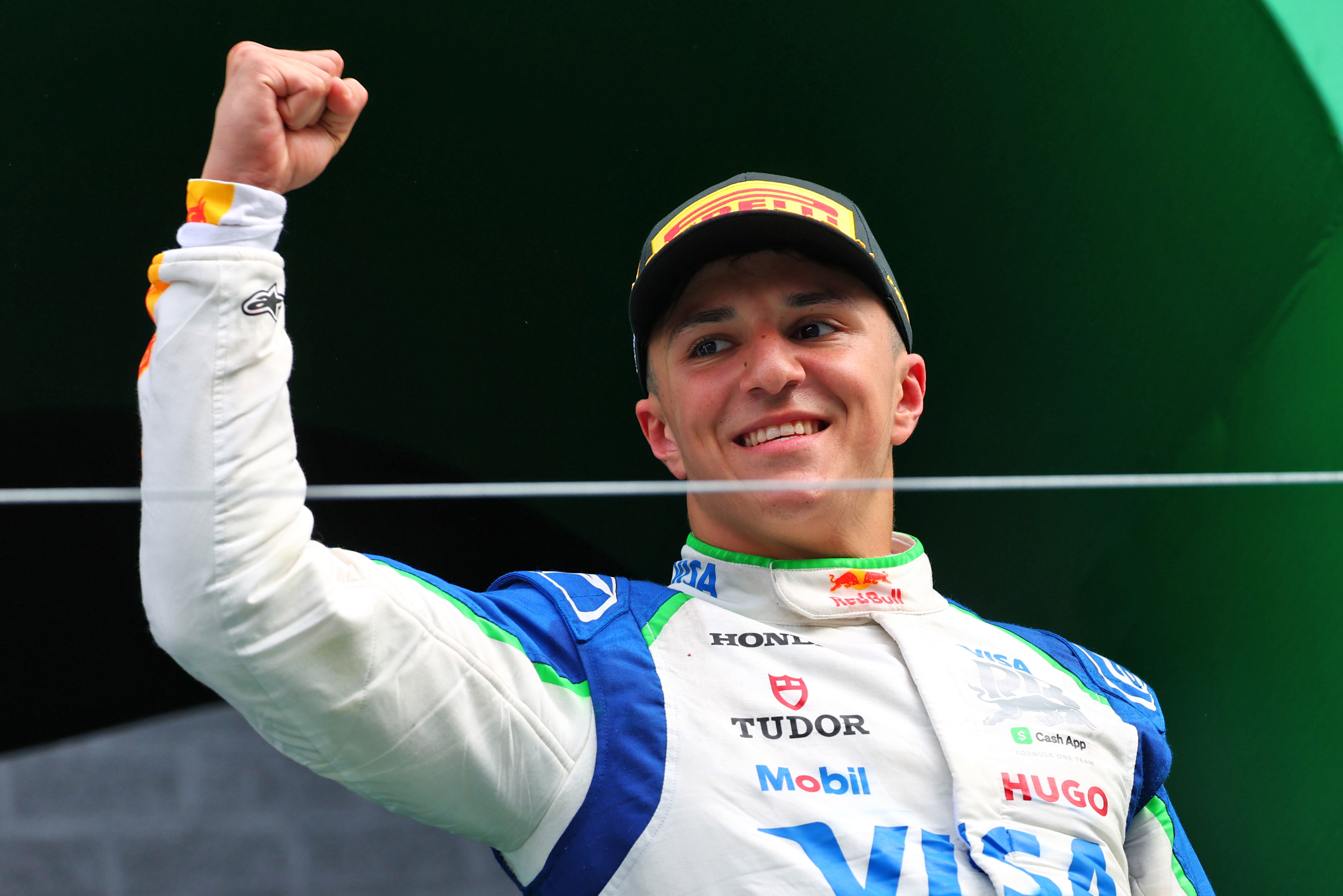 Hadjar podium Zandvoort