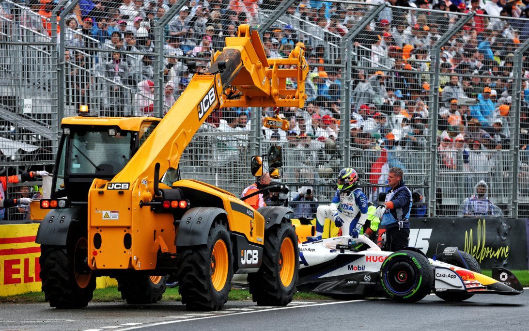 Hadjar crash Australia race