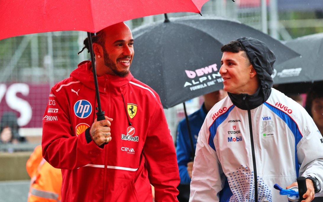 Hadjar Hamilton Silverstone