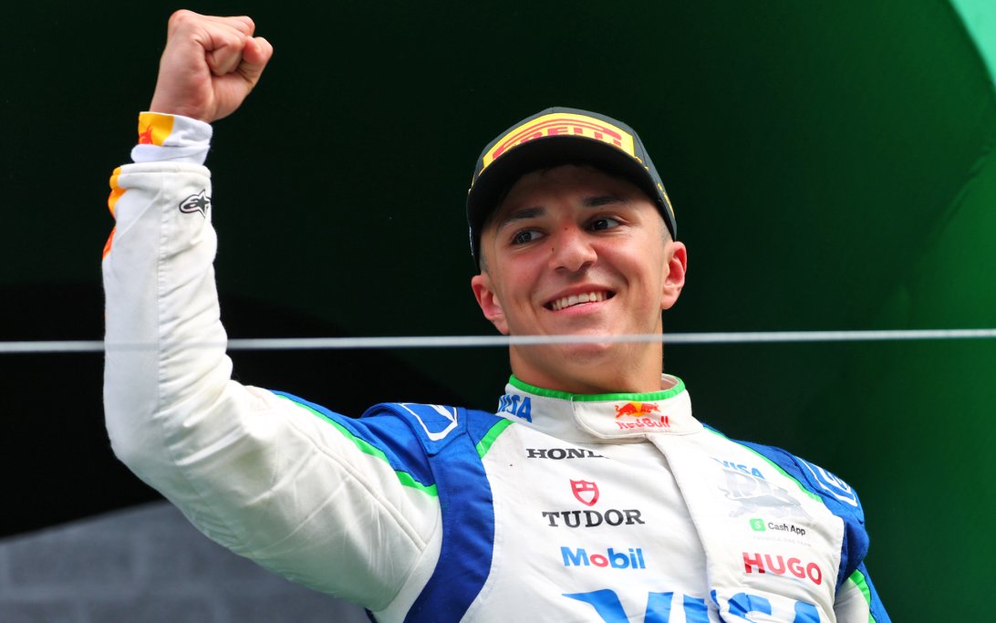 Hadjar podium Zandvoort