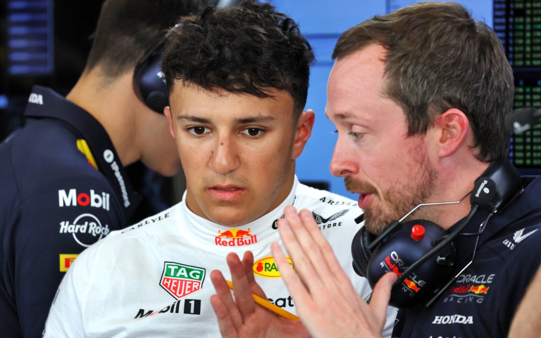 Hadjar Post season Abu Dhabi Red Bull