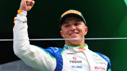 Hadjar podium Zandvoort