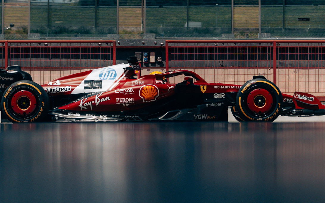 Hamilton Ferrari Mugello