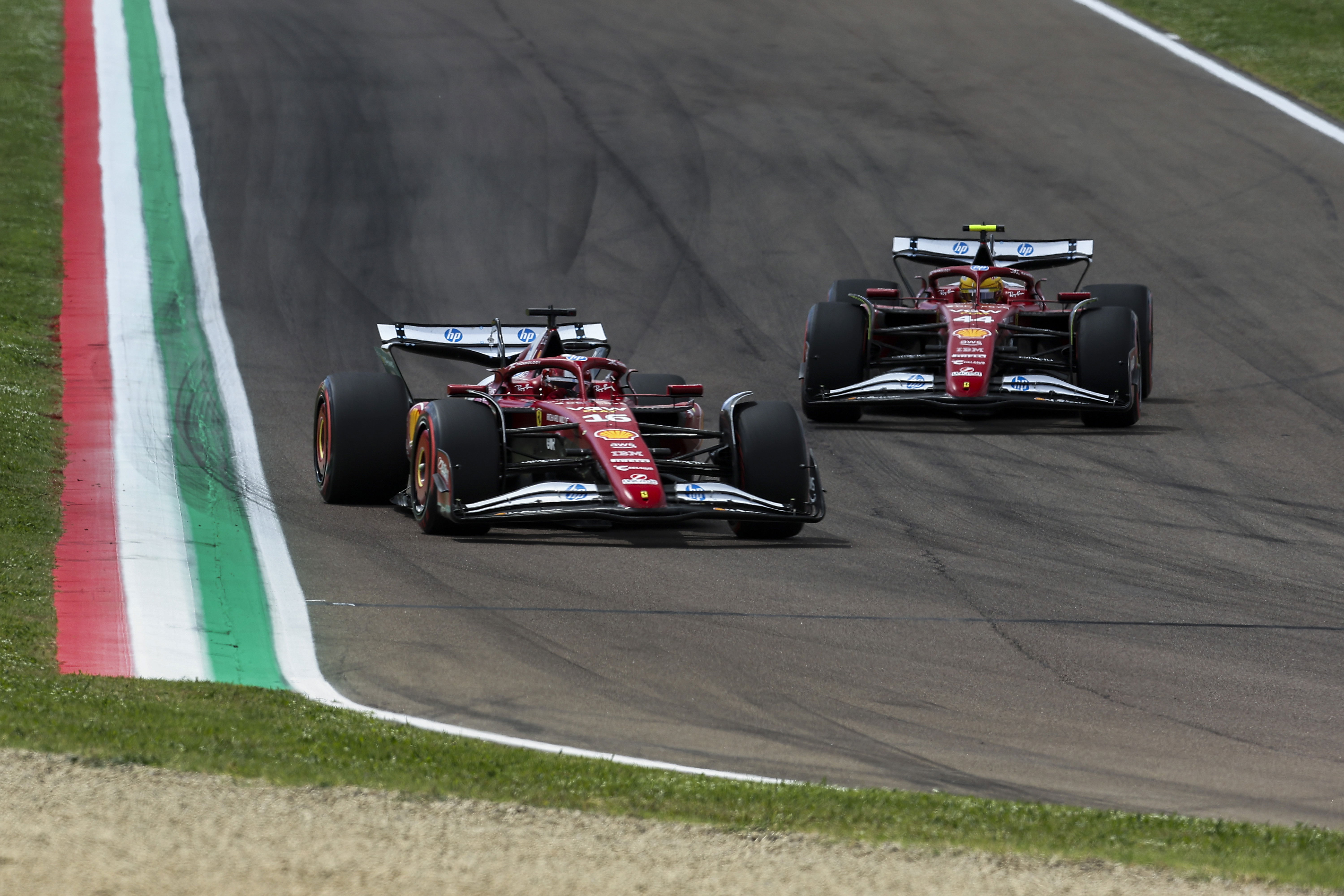 Hamilton Leclerc Imola