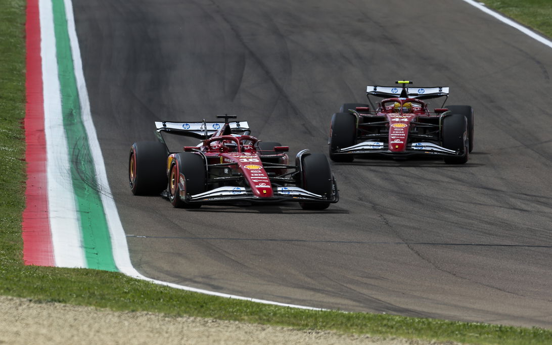 Hamilton Leclerc Imola