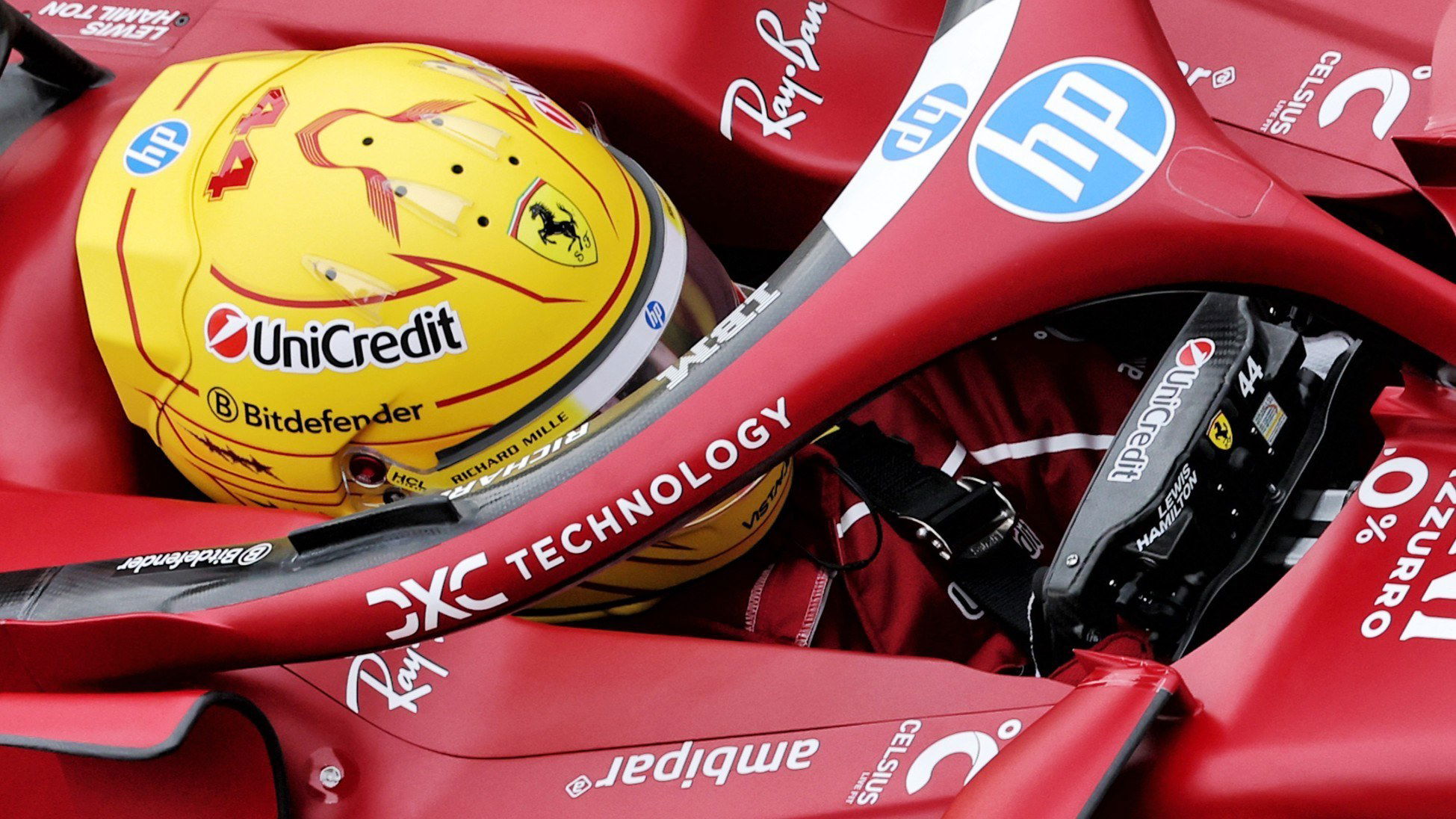 Hamilton Bahrain testing