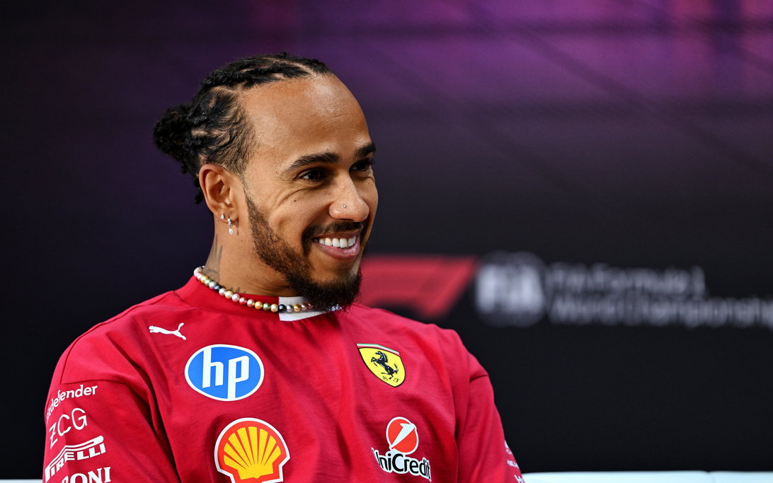 Hamilton presser Bahrain test day 3